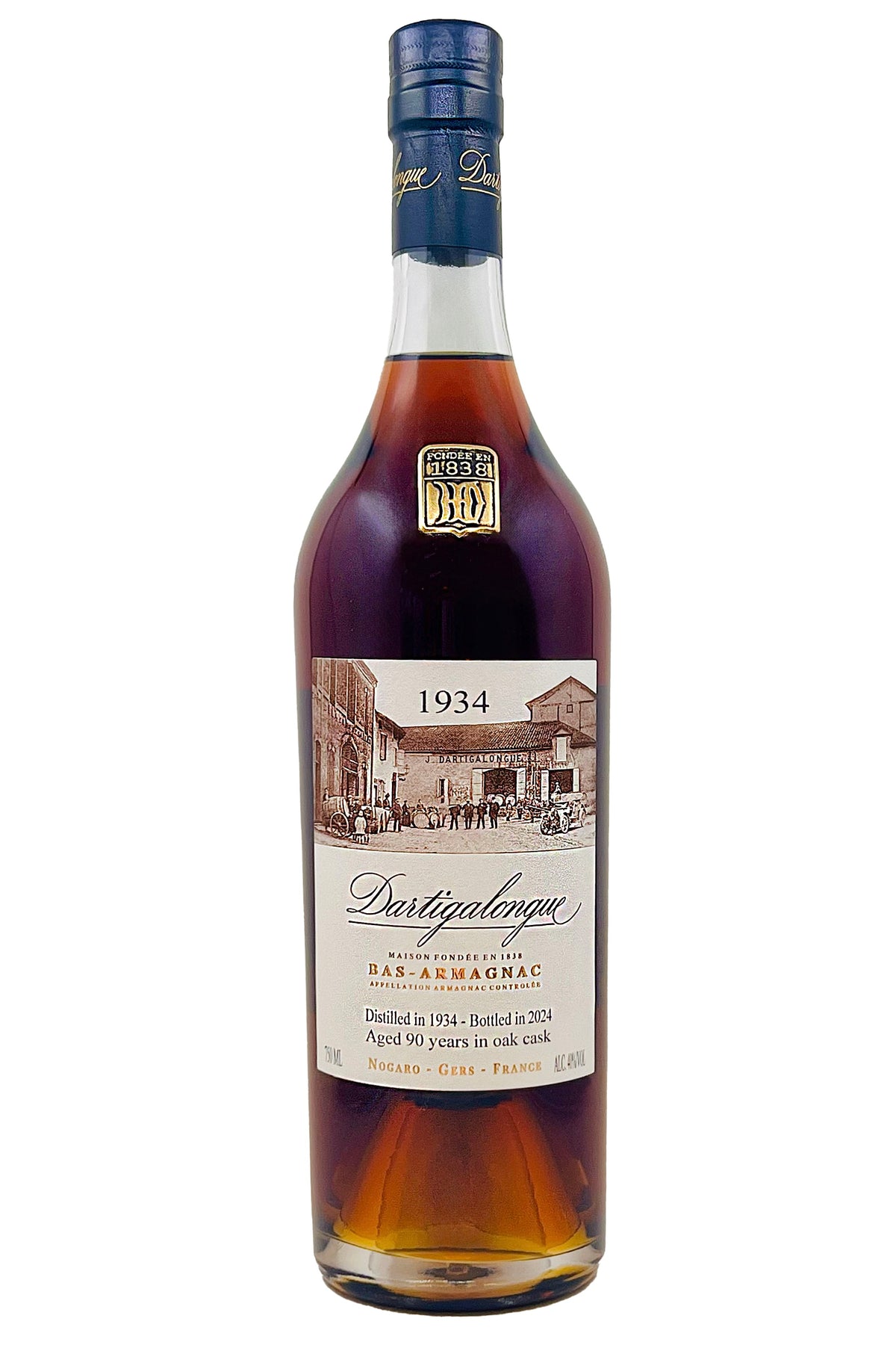 Dartigalongue Vintage 1934 90 Year Old Bas Armagnac