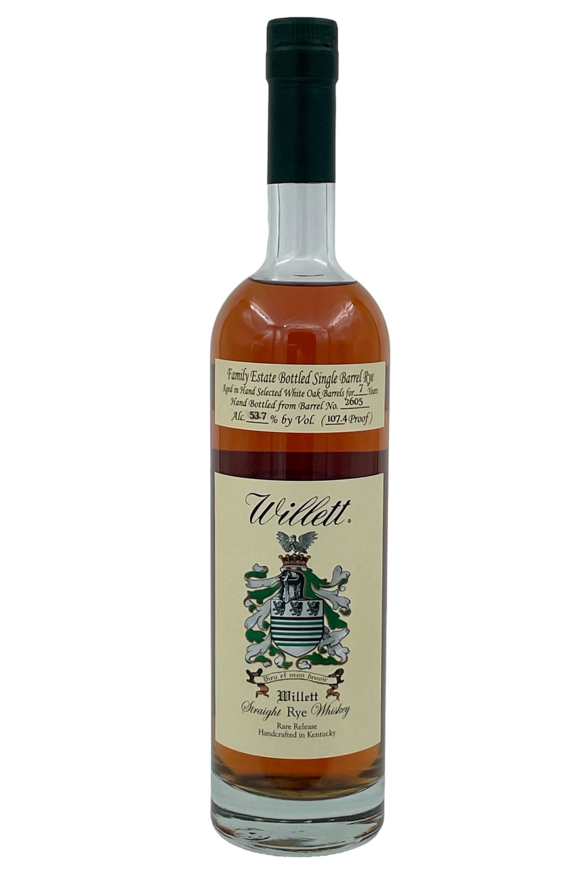 Willett Family Estate 7 Year Old &quot;I Got Rye On It&quot; Rye Whiskey Cask #2605