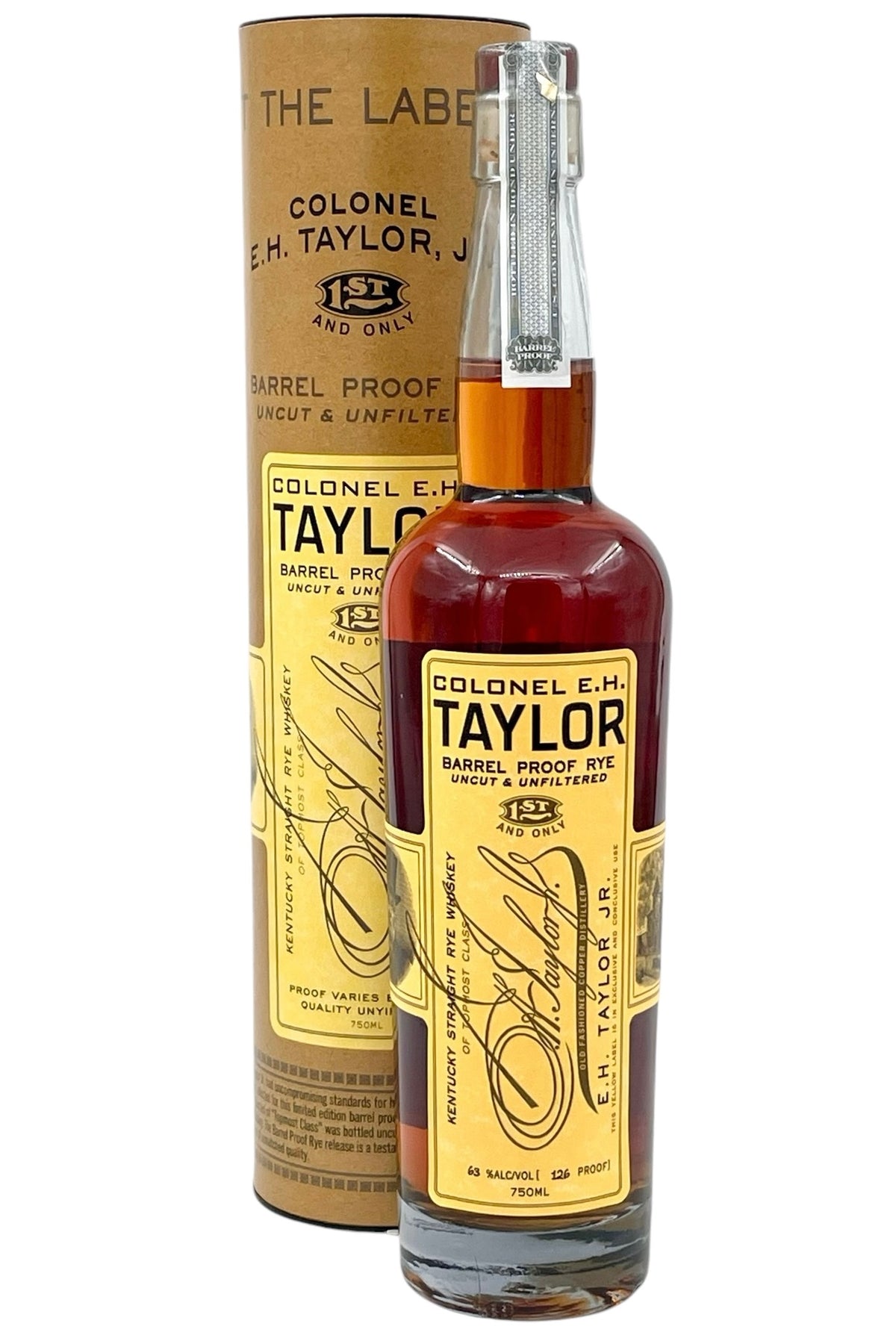 Colonel EH Taylor Cask Strength Rye Whiskey