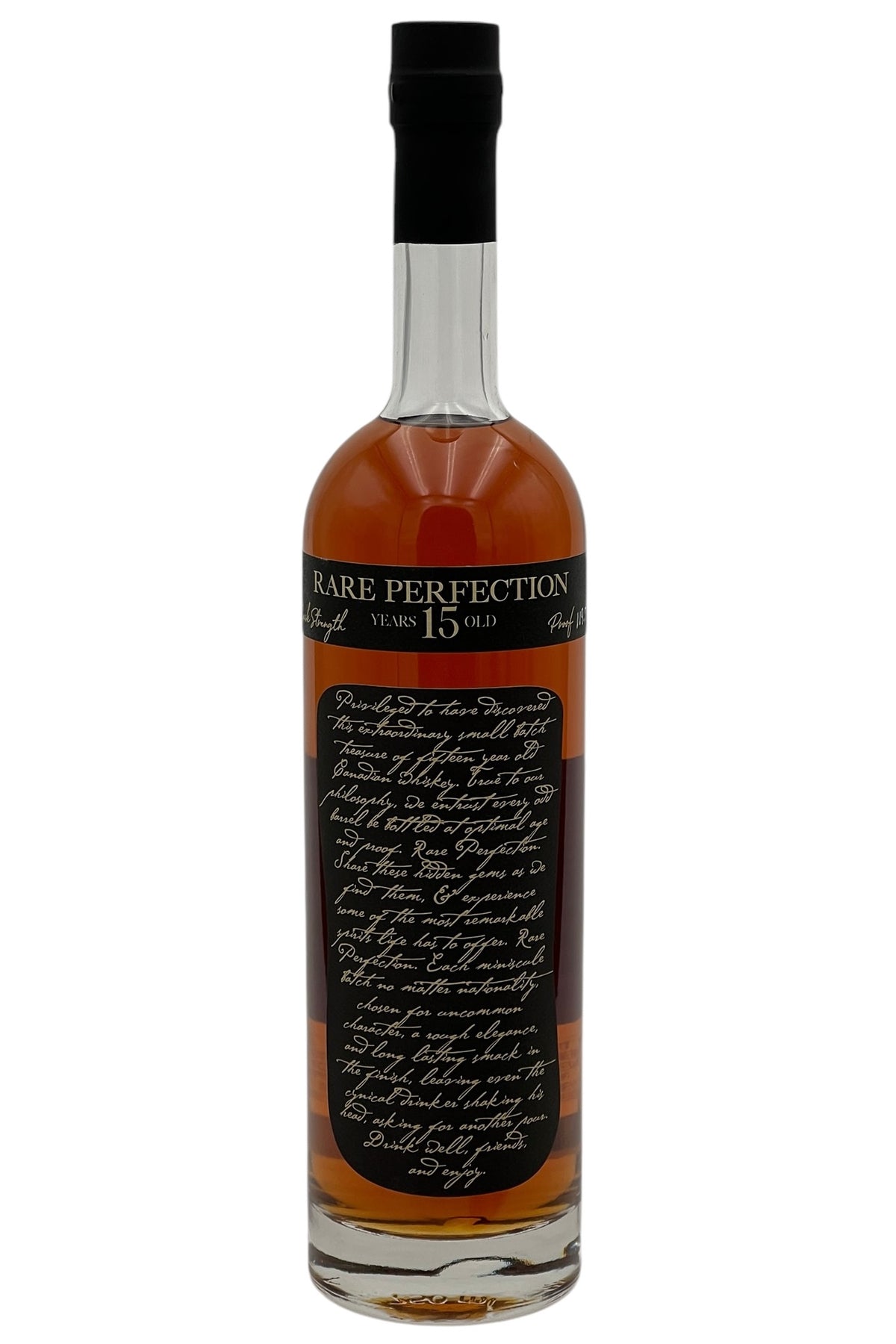 Rare Perfection 15 Year Old Canadian Whiskey