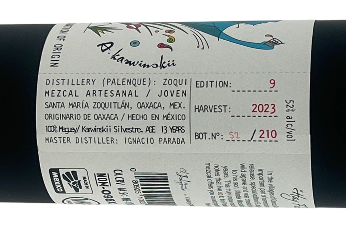 Mezcal El Jolgorio A. Karwinskii Mezcal, 9th Edition