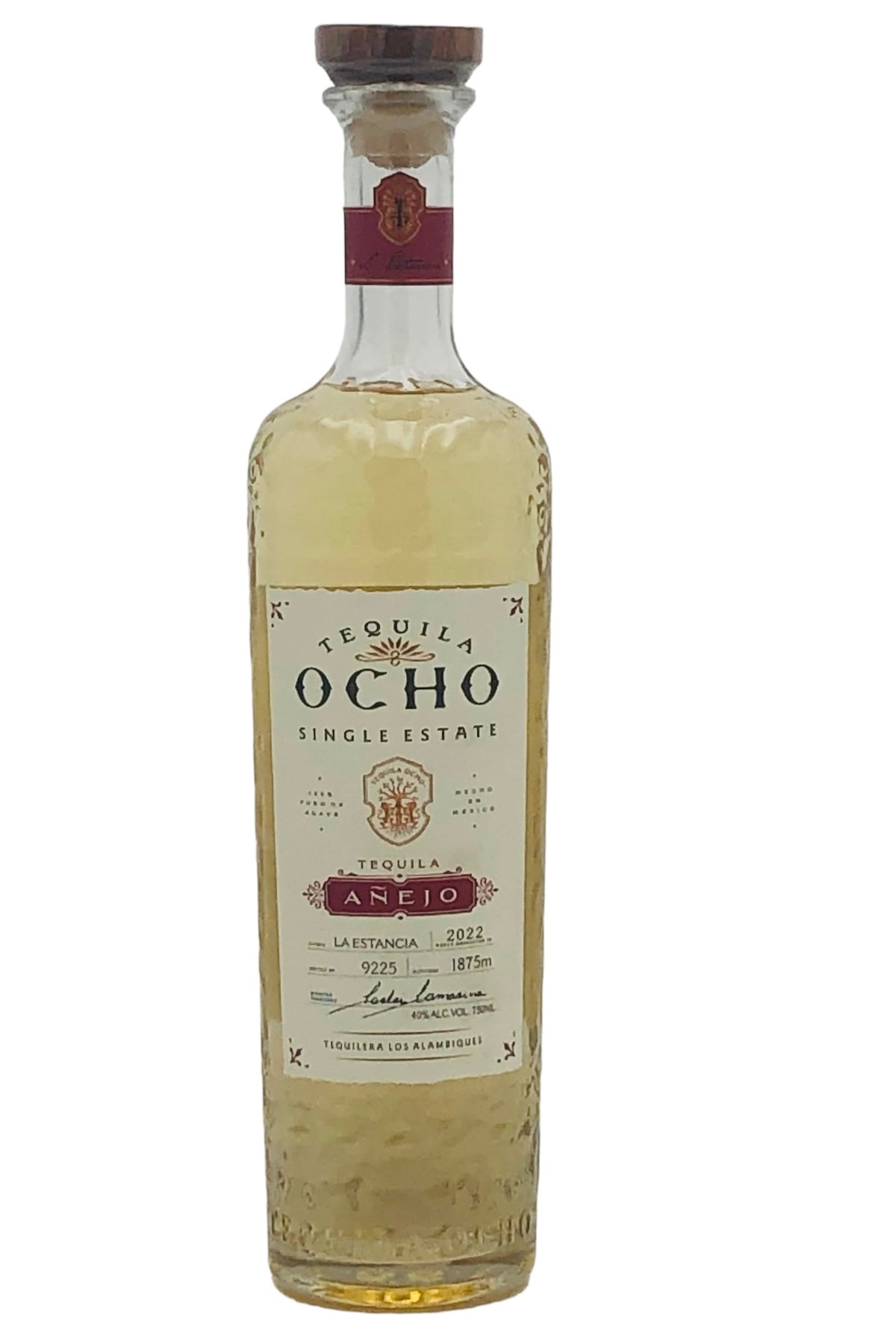 Tequila Ocho Anejo 2022 La Estancia