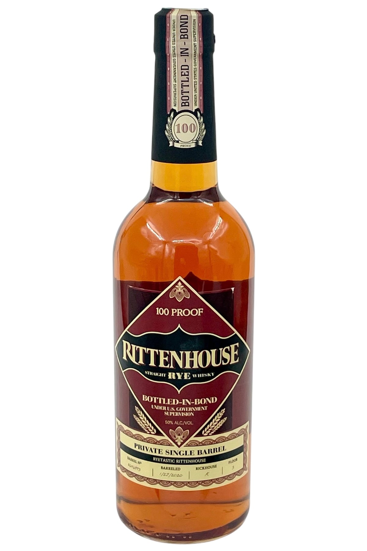 Rittenhouse X Blackwell&#39;s &quot;Ryetastic Rittenhouse&quot; Single Barrel Rye Whiskey 100 Proof