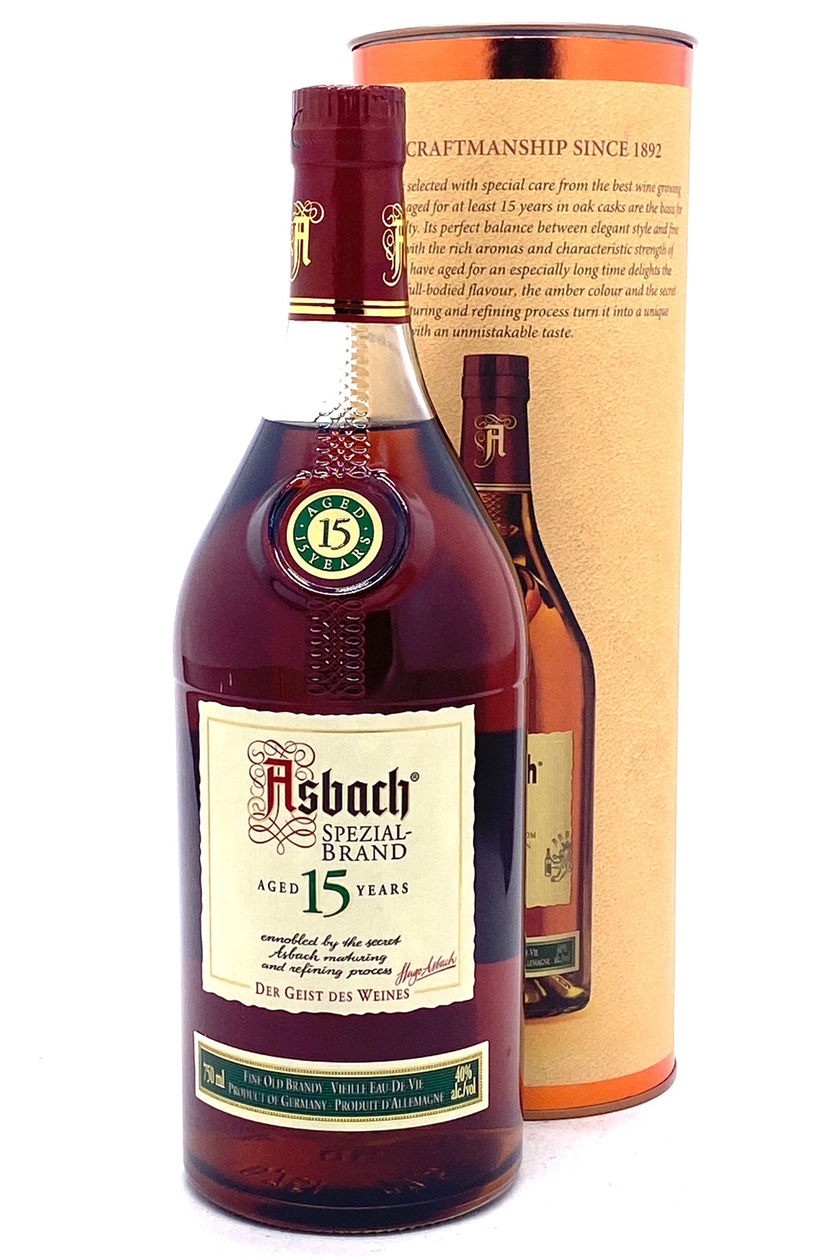 Asbach Uralt 15 Year old Brandy