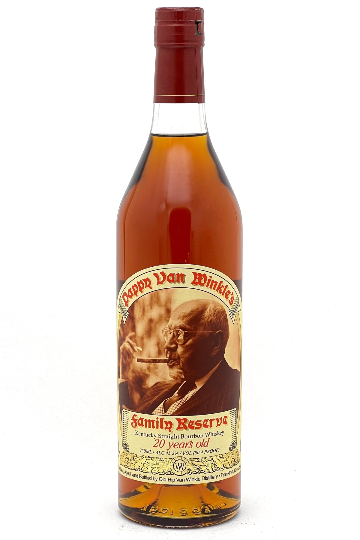 Pappy Van Winkle 20 Year Old Bourbon Whiskey