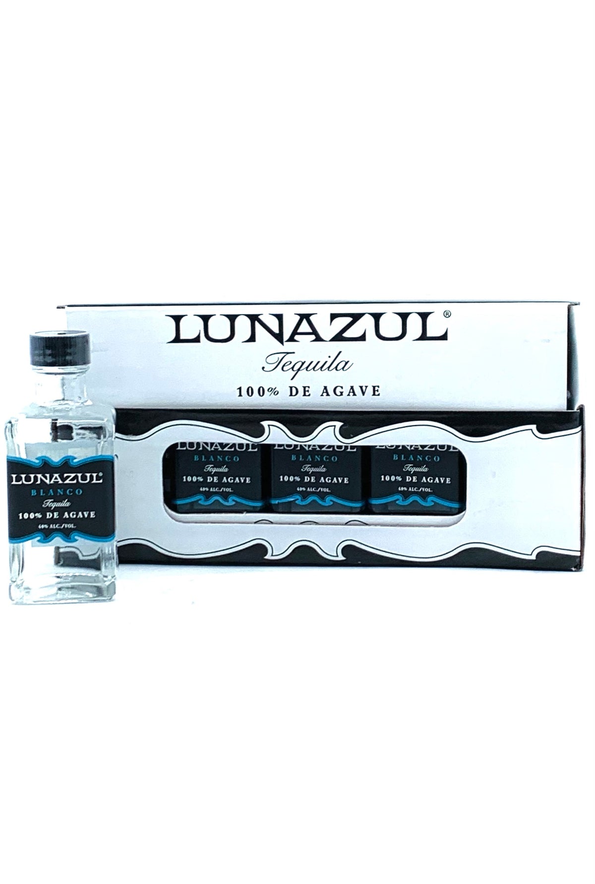 Lunazul Blanco Tequila 10 x 50 ml