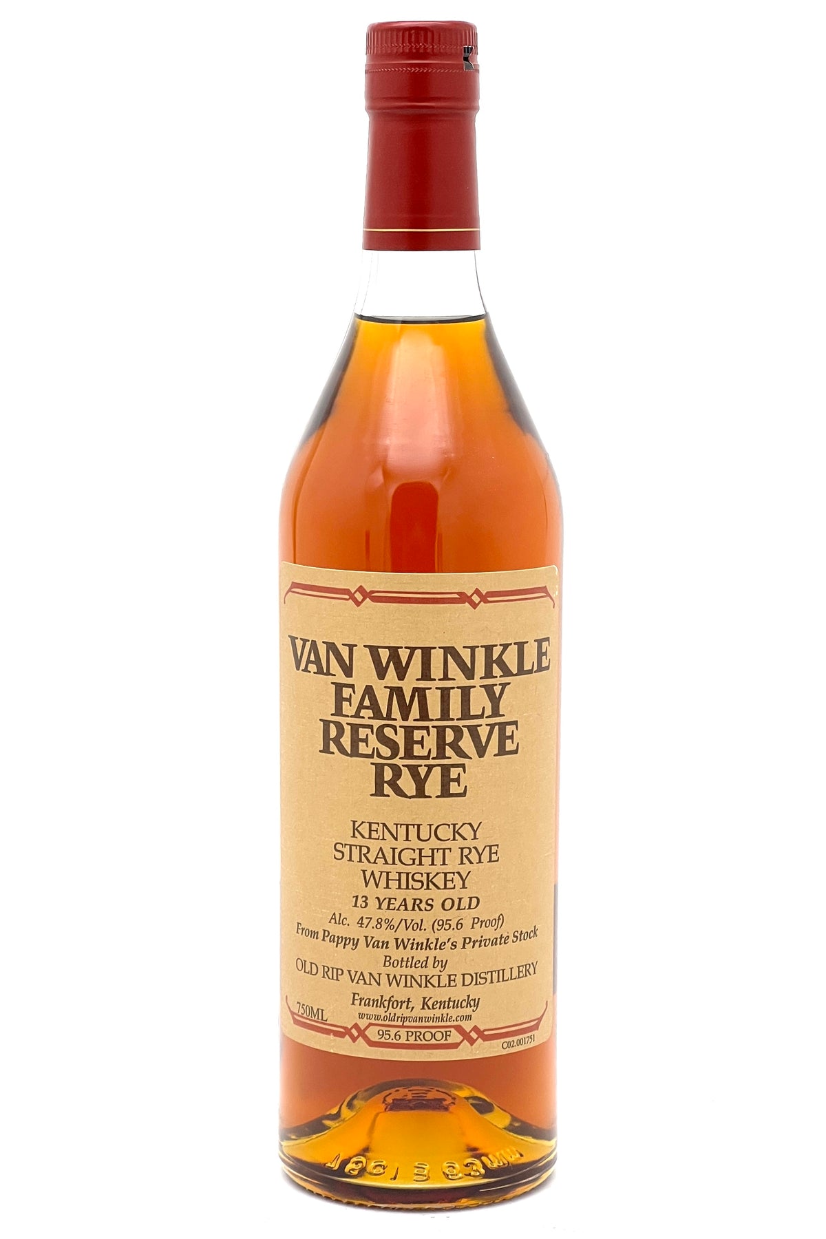 Pappy Van Winkle Family Reserve 13 Year Old Straight Rye Whiskey