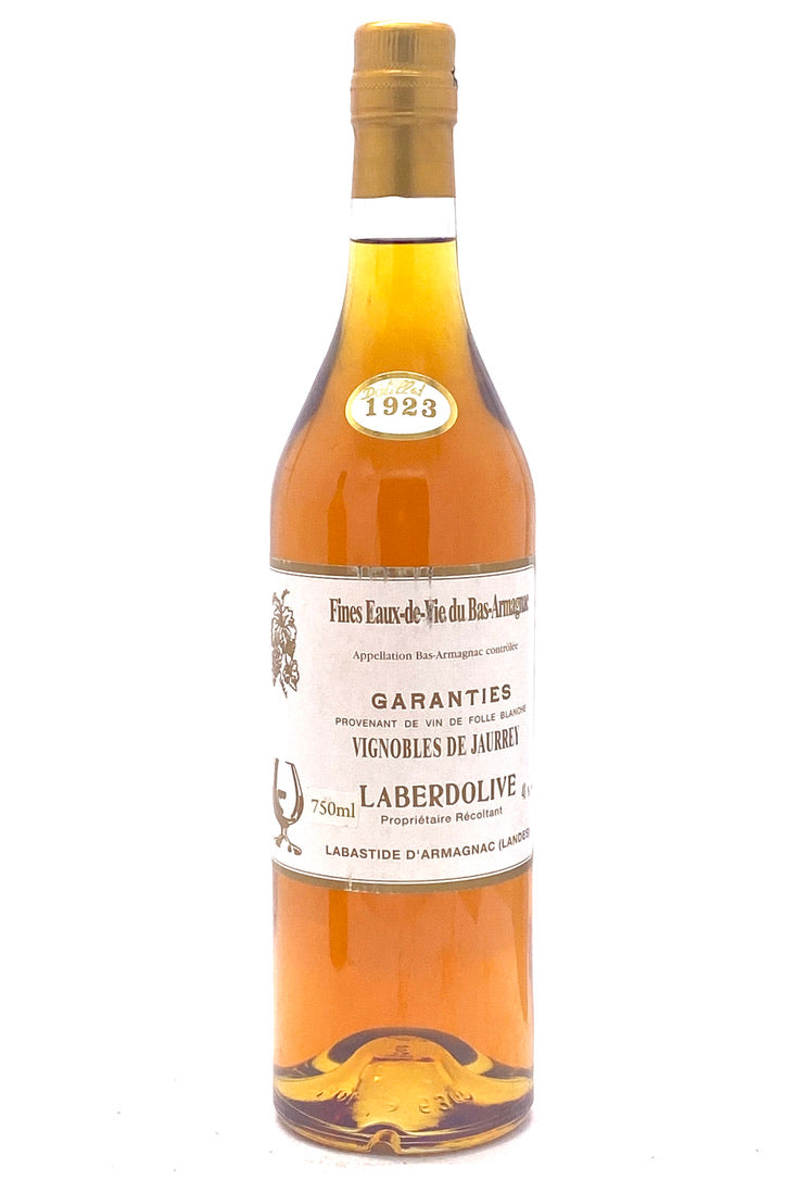 Laberdolive Bas Armagnac Vintage 1923 Vignobles de Jaurrey